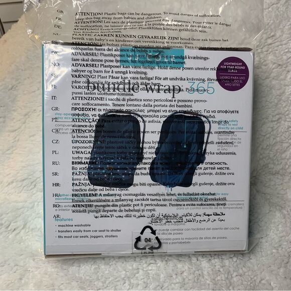 JJ Cole Bundle Wrap 365 Infant Star Infant Car Seat Stroller Cover NWT - Picture 3 of 9